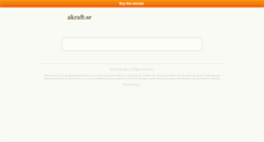 Desktop Screenshot of akraft.se